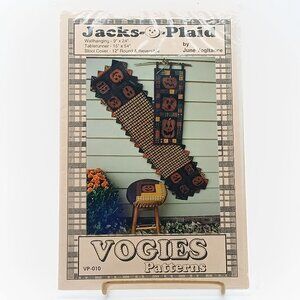 UNCUT Vintage Quilt Sewing Patterns, Jacks Plaid Applique VP-010 by June Vogltan